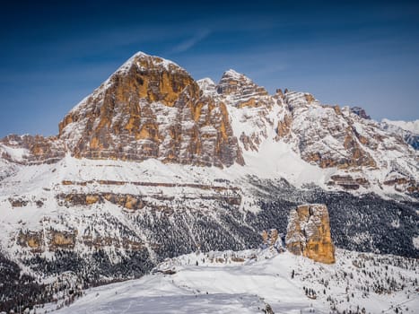 Dolomites. panorama of the Italian Alps