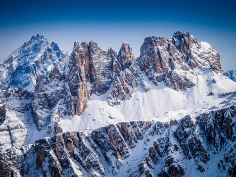 Dolomites. panorama of the Italian Alps