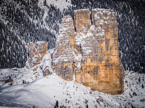 Dolomites. panorama of the Italian Alps