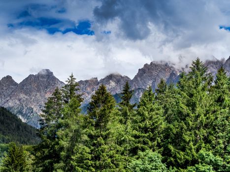 Dolomites. panorama of the Italian Alps