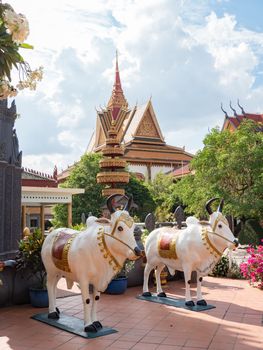 detail of buddhist temple in cambodia