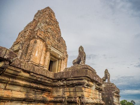 detail of Cambodia's Angkor wat temples