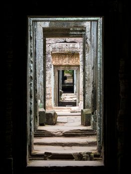 detail of Cambodia's Angkor wat temples