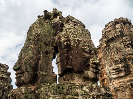 detail of Cambodia's Angkor wat temples