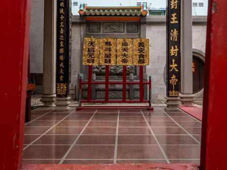 details of buddhist temple in vietnam