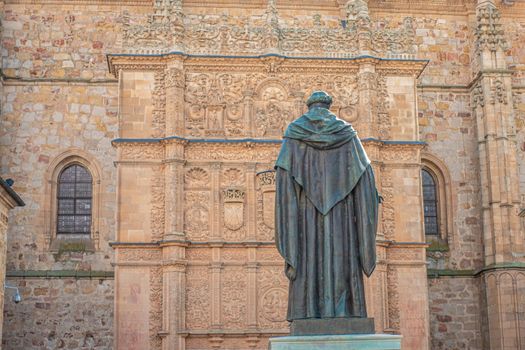 facade of the university of Salamanca