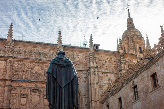 facade of the university of Salamanca