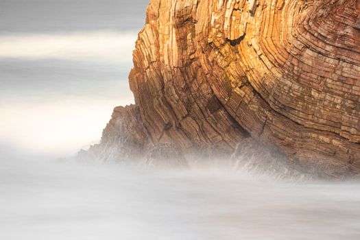 patterns on rocks near the sea