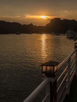 stunning views of halong bay from a boat