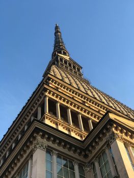 Mole Antonelliana  symbol of the city of Turin - Piedmont, Italy