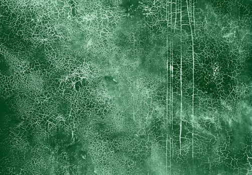Neo mint colored texture with cracks. Surface with craquelure effect.