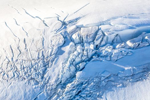 Mount Cook, New Zealand. plane ride to an area completely covered by ice and snow. Oceania.