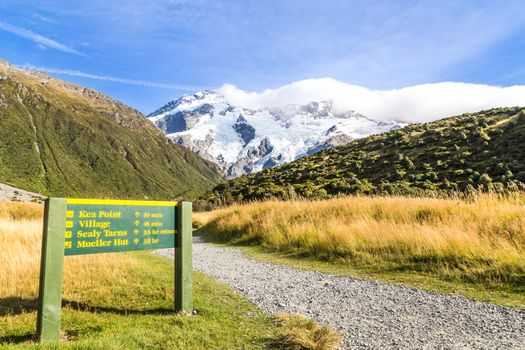 Aoraki Mount Cook National Park, New Zealand, Oceania.