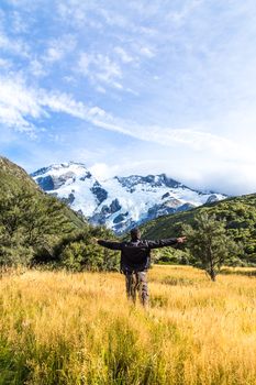 Aoraki Mount Cook National Park, New Zealand, Oceania.