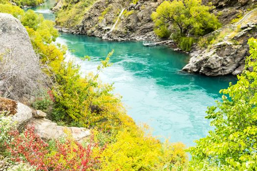 Queenstown in New Zealand. The city of adventure and nature.