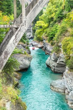 Queenstown in New Zealand. The city of adventure and nature.