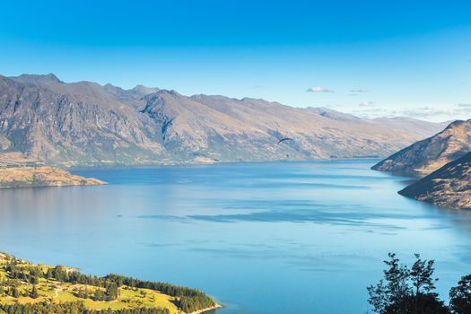 Queenstown in New Zealand. The city of adventure and nature.