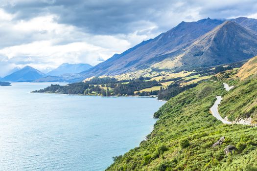 Queenstown in New Zealand. The city of adventure and nature.