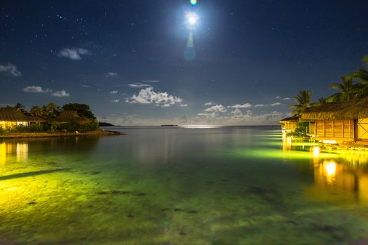 Moorea Island in the French Polynesia.