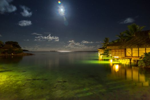 Moorea Island in the French Polynesia.