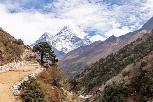 Trekking Everest Base Camp. Nepal. Asia.