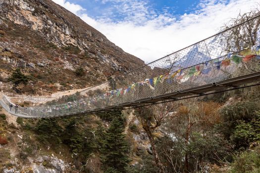 Trekking Everest Base Camp. Nepal. Asia.