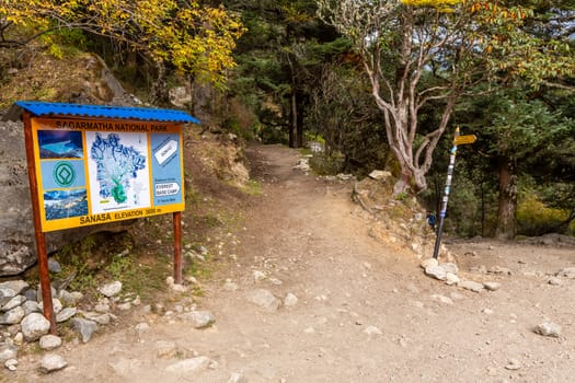 Trekking Everest Base Camp. Nepal. Asia.