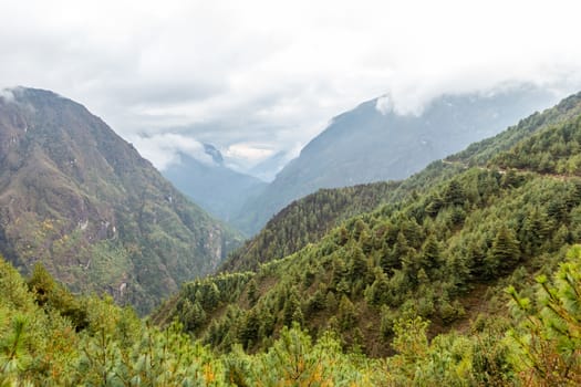 Trekking Everest Base Camp. Nepal. Asia.