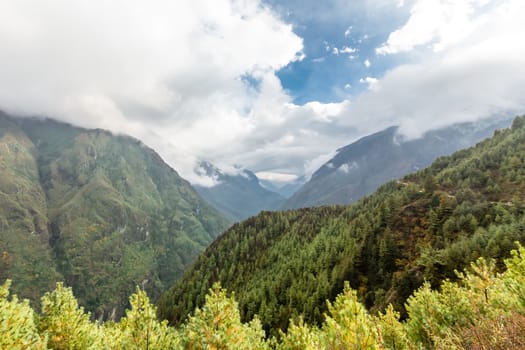 Trekking Everest Base Camp. Nepal. Asia.