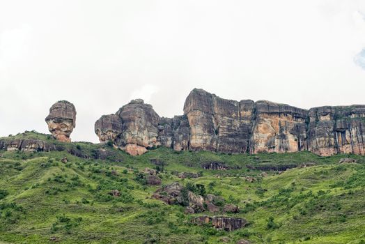 View of the Policemans Helmet as seen from the hiking trail