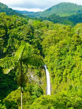 La Fortuna de San Carlos waterfall, Arenal volcano national park, Alajuela, San Carlos, Costa Rica