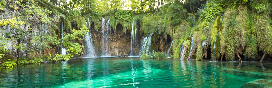 Plitvice Lakes, Croatia Waterfall. Amazing Place.