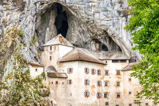 Predjama Castle in Slovenia. Predjama, approximately 9 kilometres from Postojna Cave.