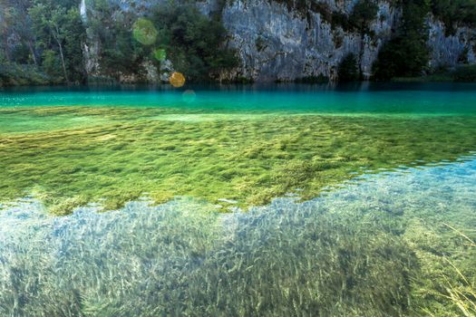 Plitvice Lakes, Croatia Waterfall. Amazing Place.