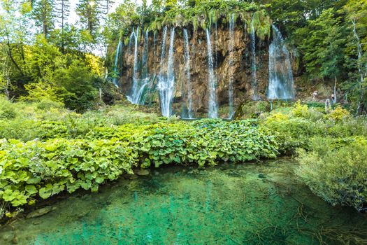 Plitvice Lakes, Croatia Waterfall. Amazing Place.