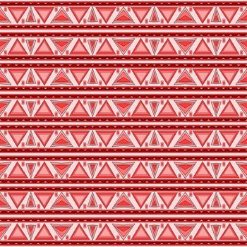 Seamless vector decorative pattern. ethnic endless background with ornamental decorative elements with traditional etnic motives, tribal geometric figures. Print for wrapping, background.
