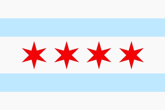 A background illustration Chicago flag Illinois USA city
