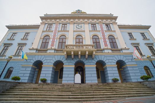 The building of Chernivtsi Town Hall in Ukraine