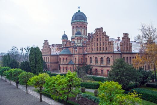 Church of residence of Bukovinian and Dalmatian Metropolitans, now part of Chernivtsi National University