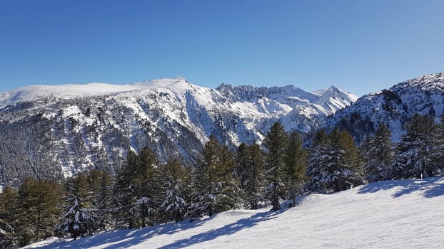 Bansko winter resort in Pirin Mountains