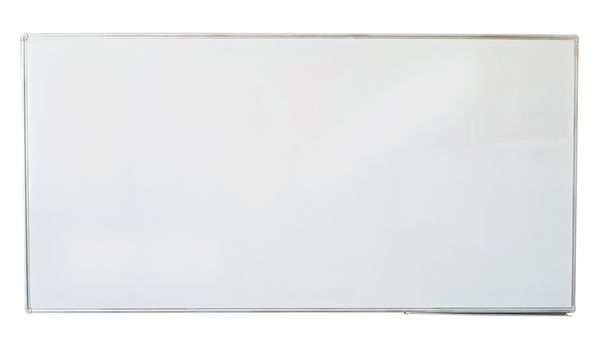 Isolated white board  over white