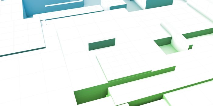 Security Platform for Network Technology Industry Concept