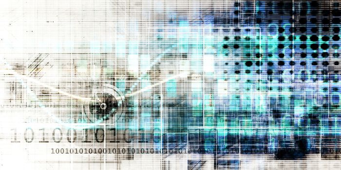 Technology Trends and Trending Current Data News Concept