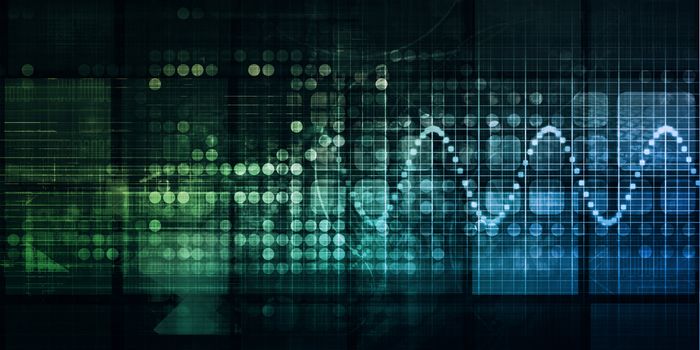 Futuristic Technology Background And Visual Data Of The Future
