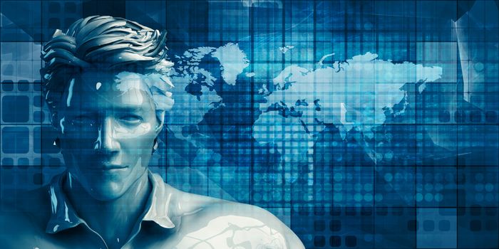 Successful Business By with Management Strategy Concept Background