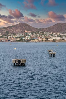 Concrete Mooring Platforms in St Kitts Harbor
