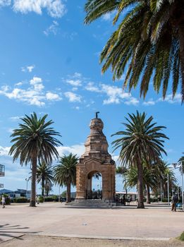 Pegli Square in Carloforte, Sardinia - Italy