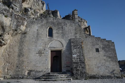 The old side of the town of Matera, Basilicata - Italy