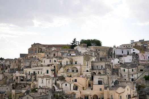 The old side of the town of Matera, Basilicata - Italy