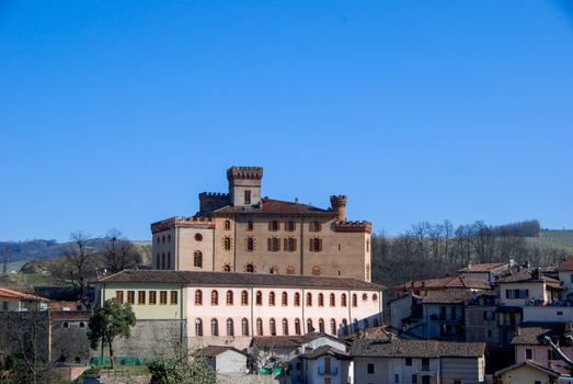 Castle "Falletti". Located in the center of the village of Barolo, CN - Piedmont - Italy